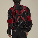 Gothic Leather Jacket Mens