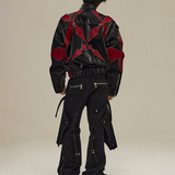 Gothic Leather Jacket Mens