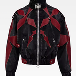 Gothic Leather Jacket Mens