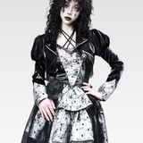 Gothic Leather Jacket Womens