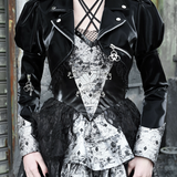 Gothic Leather Jacket Womens