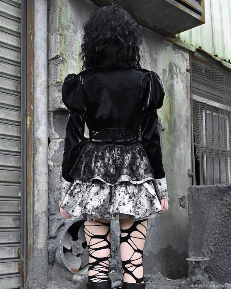 Gothic Leather Jacket Womens