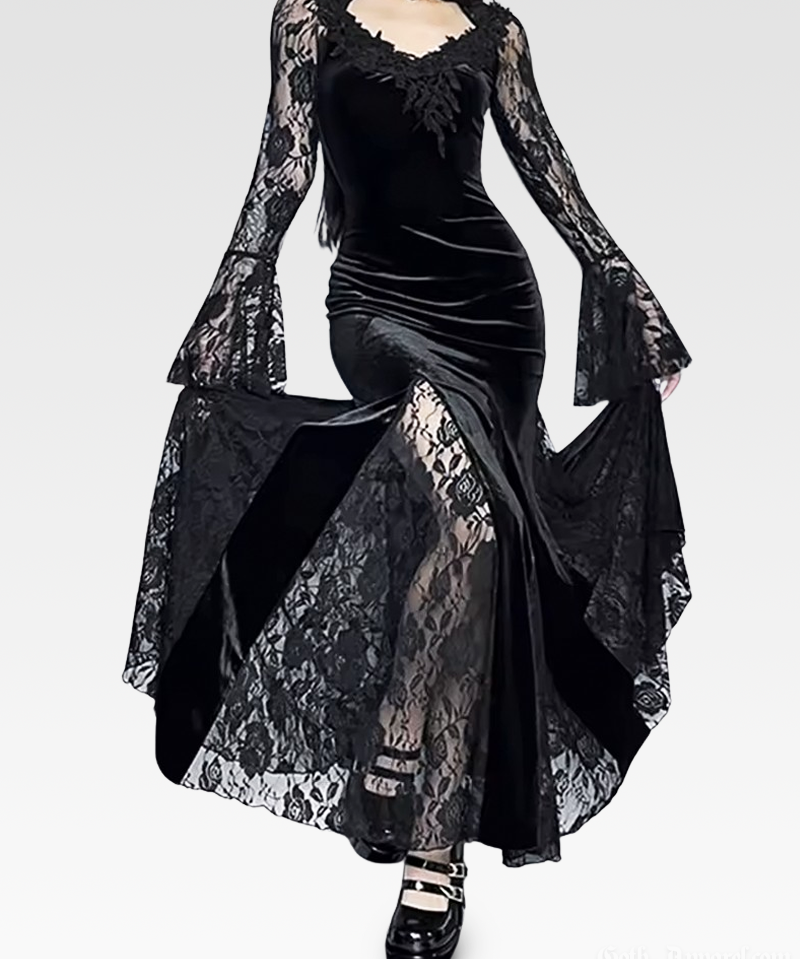 Gothic Maxi Dress