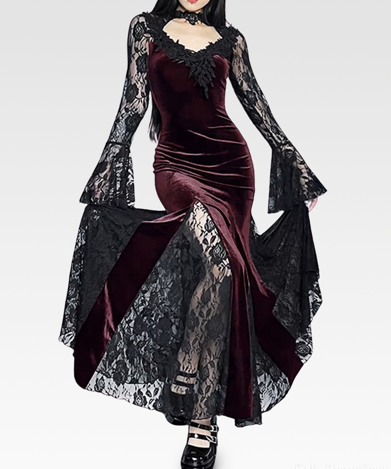 Gothic Maxi Dress