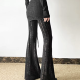 Gothic Pants With Skirt