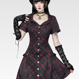 Gothic Plaid Dress