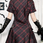 Gothic Plaid Dress