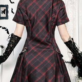Gothic Plaid Dress