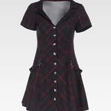 Gothic Plaid Dress