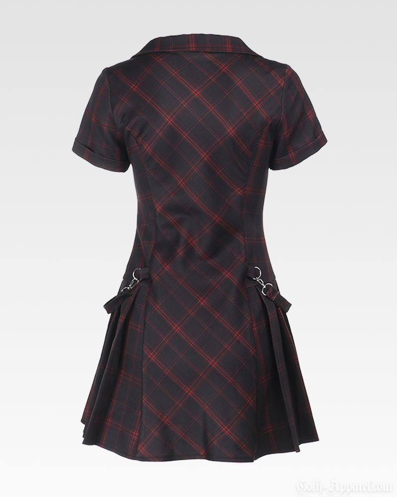 Gothic Plaid Dress