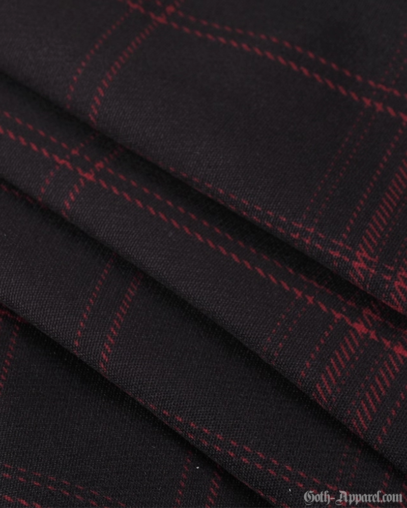 Gothic Plaid Dress