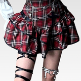 Gothic Plaid Skirt