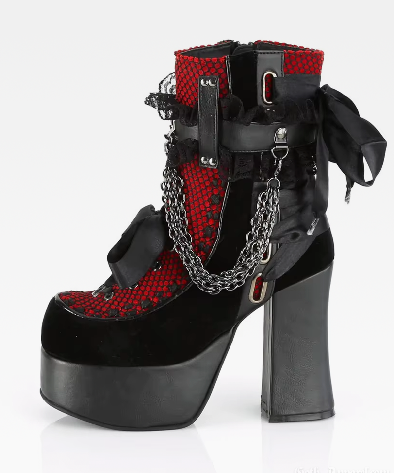 Gothic Platform Ankle Boots
