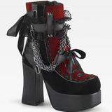 Gothic Platform Ankle Boots