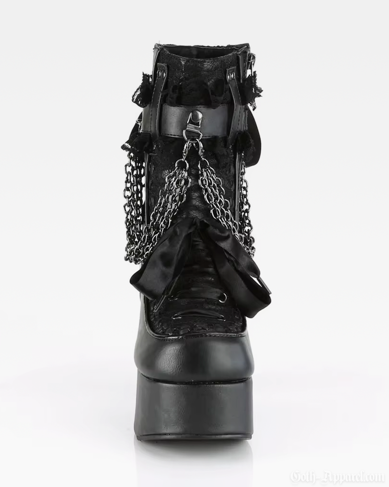 Gothic Platform Ankle Boots