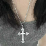Gothic Style Cross Necklace