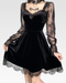 Gothic Velvet Dress