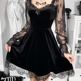 Gothic Velvet Dress