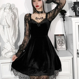 Gothic Velvet Dress