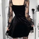 Gothic Velvet Dress