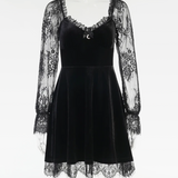 Gothic Velvet Dress