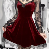 Gothic Velvet Dress