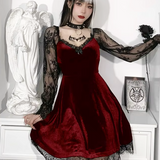 Gothic Velvet Dress
