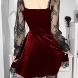 Gothic Velvet Dress