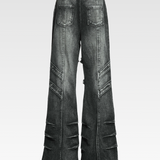 Grunge Flare Jeans