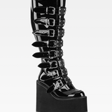 Knee High Buckle Boots
