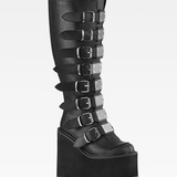 Knee High Buckle Boots