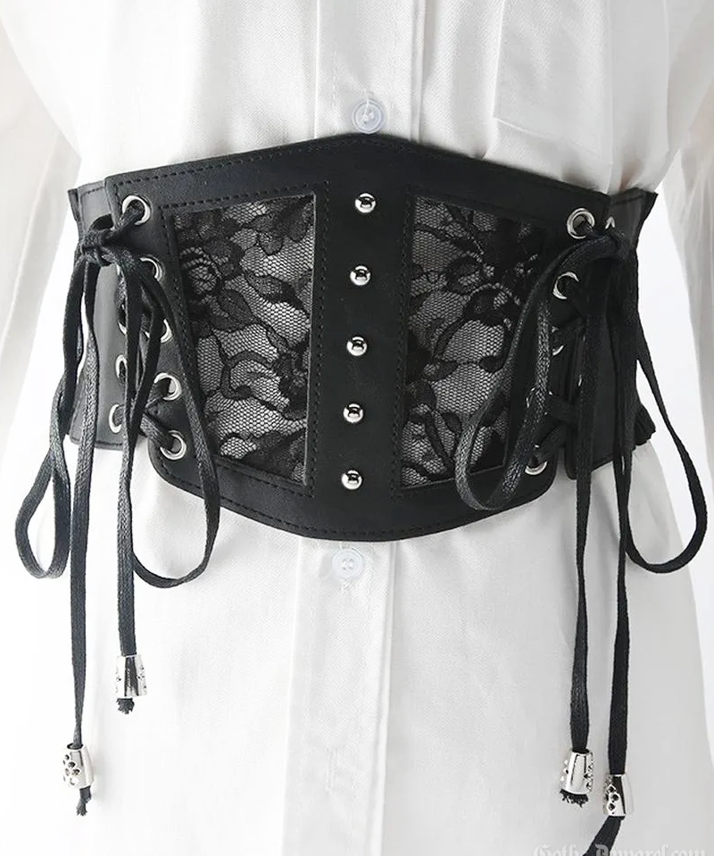 Lace Up Corset Belt