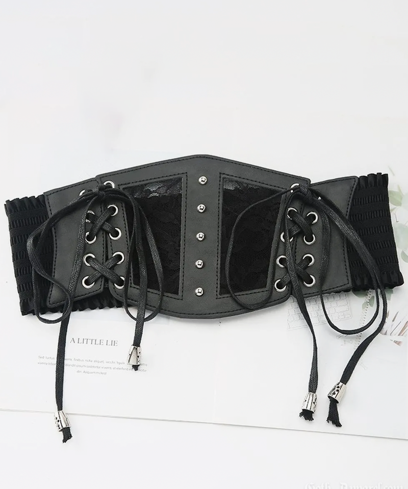 Lace Up Corset Belt