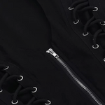 Lace Up Goth Top