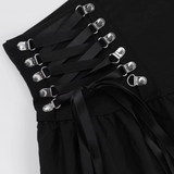 Lace Up Mini Skirt