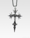Large Gothic Cross Necklace