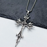 Large Gothic Cross Necklace