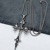 Large Gothic Cross Necklace