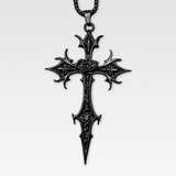Large Gothic Cross Necklace
