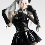 Leather Goth Dress