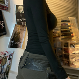 Long Sleeve Goth Top