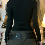 Long Sleeve Goth Top