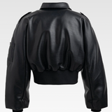 Mens Cropped Leather Jacket