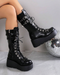 Mid Calf Platform Boots
