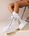 Mid Calf Platform Boots