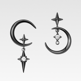 Moon And Star Earrings