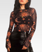 Moon And Sun Mesh Top