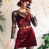 Moon And Sun Mesh Top