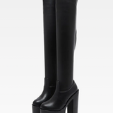 Over The Knee Platform Heel Boots