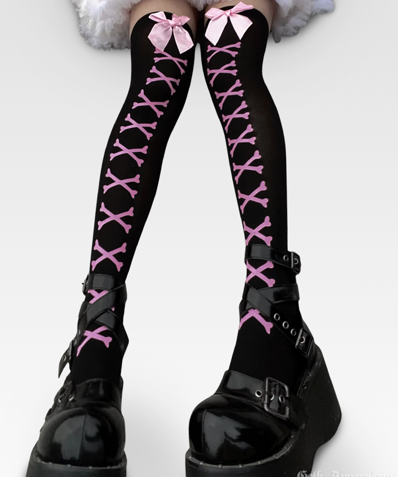 Pastel Goth Stockings